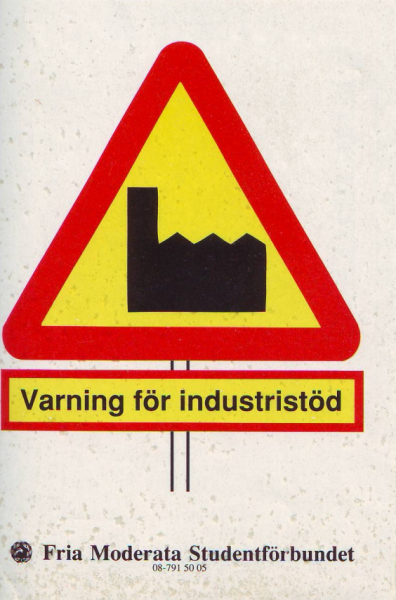 Varning för industristöd