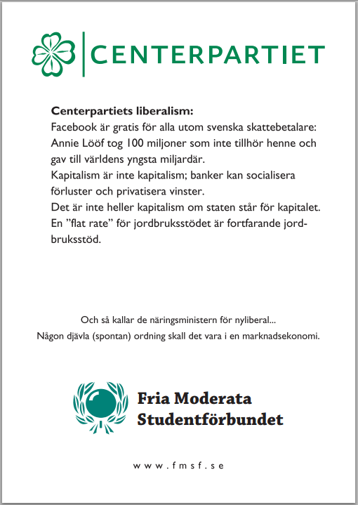 Read more about the article Almedalen dag 6: Centerpartiet
