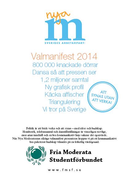 You are currently viewing Dagens flygblad: Moderaterna