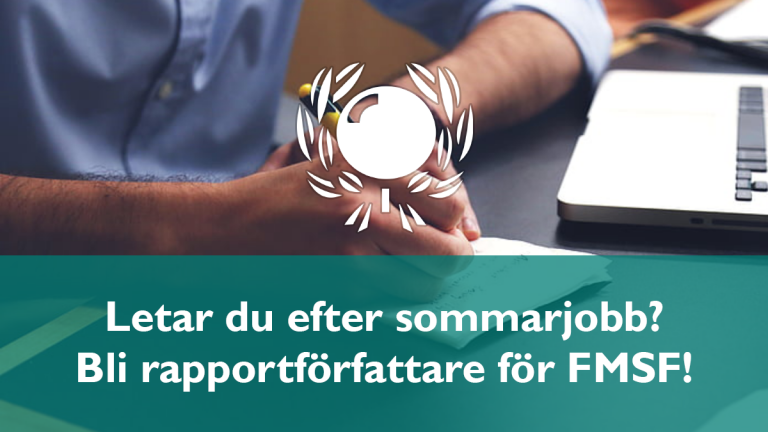 Read more about the article Sök sommarjobb hos FMSF!