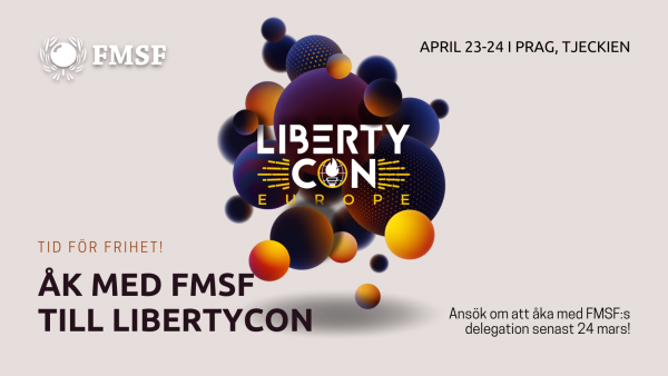 Åk med FMSF till LibertyCon Europe