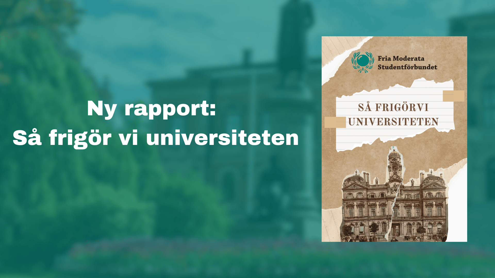 Read more about the article Ny rapport: Så frigör vi universiteten